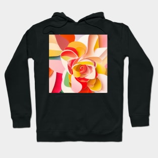 Delicate Floral Impressions Hoodie